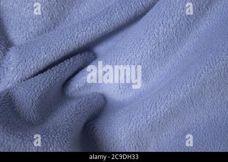 blue fabric, terry background. suitable for design paper, banners, billboards  Stock Photo