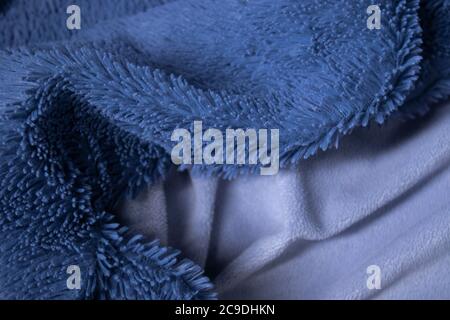 blue fabric, terry background. suitable for design paper, banners, billboards  Stock Photo