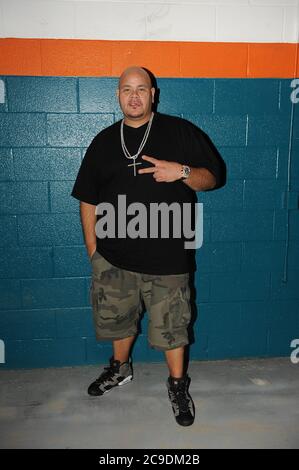 MIAMI GARDENS, FL - SEPTEMBER 04: (EXCLUSIVE COVERAGE) Terror Squad Founder & CEO rapper and sometime South Florida resident. Fat Joe (AKA Joseph Antonio Cartagena - Born: 19-Aug-1970) opened the show, as part of the MarlinsÕ Super Saturdays program, which provides free post-game concerts during Saturday night home games at Sun Life Stadium in Miami Gardens. Fat Joe was joined backstage by his wife and kids. on September 4, 2010 in Miami Gardens, Florida People: Fat Joe Credit: Storms Media Group/Alamy Live News Stock Photo