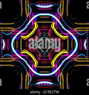 Kaleidoscope wallpaper, Hypnotic abstract image, Psychedelic tribal kaleidoscopic pattern, texture design, kaleidoscope  Abstract kaleidescopic club Stock Photo