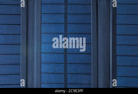 Solar panel surface texture. Green energy, ecology backgrounds and themes Stock Photo