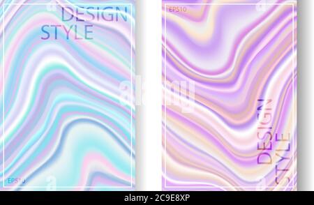 Marble style template for the design of modern covers. Fantasy marble pastel color background. Creative vector graphic element. Colorful eps10 illustr Stock Vector
