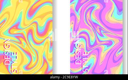 Template for the design of modern covers. Fantasy marble pastel color background. Creative vector graphic element. Colorful eps10 illustration. Stock Vector
