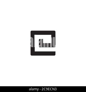 Letter E logo / icon design Stock Vector