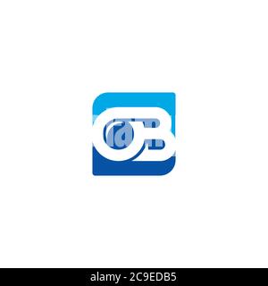 Letter OB logo / icon design Stock Vector
