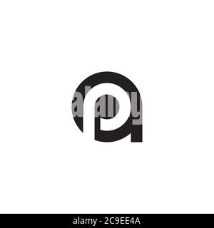 Letter AP logo / icon design Stock Vector