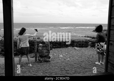 Steephill Cove Isle of Wight Stock Photo