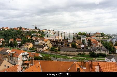 The historical city of Krems an der Donau, Austria Stock Photo