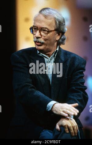 Parlazzo, Medienshow, Deutschland 1991 - 1998, Sendung vom 6. Oktober 1997, Gaststar: Schriftsteller Walter Kempowski Stock Photo