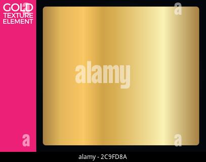 Gold Texture, Light Realistic, Golden Metallic Gradient Template, Abstract Metal Decoration, Gold Background, Gold Vector Eps 10 Stock Vector