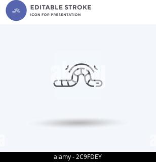 Live Chat icon vector, filled flat sign, solid pictogram isolated on white, logo illustration. Live Chat icon for presentation. Stock Vector