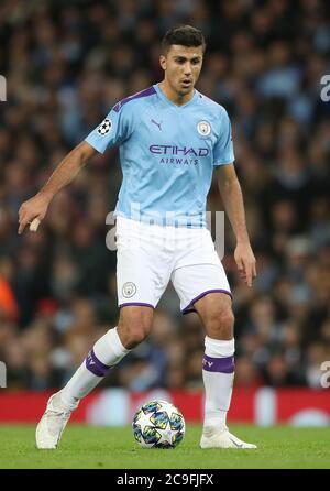 Rodri of Manchester City, during the Manchester City champions League ...