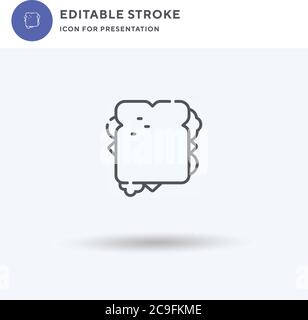 Golden Egg icon vector, filled flat sign, solid pictogram isolated on white, logo illustration. Golden Egg icon for presentation. Stock Vector