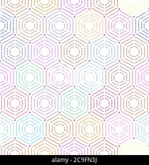 Modern Vector Seamless Dotted Pattern Stock Vector