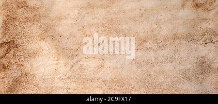 Old paper background. Abstract brown grunge texture. Banner Stock Photo