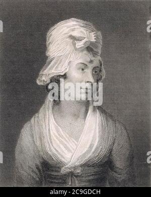 CHARLOTTE TURNER SMITH (1749-1806) English Romantic novelist and poet Stock Photo