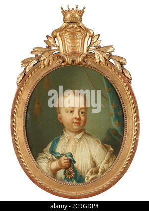 Jakob Björck - Crown Prince Gustav IV Adolf of Sweden. Stock Photo
