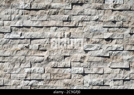 Light Gray Texture of cement paving slabs or cobblestone for banner. Mock up or template for modern design. Stock Photo