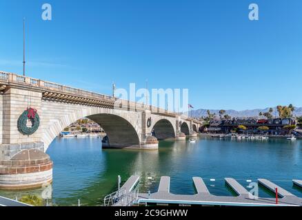 London Bridge, Lake Havasu City, Arizona, USA Stock Photo