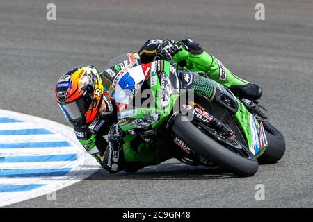 Jerez, Spain. 31st July, 2020. The WorldSBK started again today in Jerez with the dispute of the first free practice, Jerez July 31, 2020 P.Oettl (SSP) Circuito de Jerez Angel-Nieto/Cordon Press Credit: CORDON PRESS/Alamy Live News Stock Photo