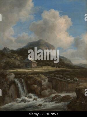 Jacob Van Ruisdael - Mountain Torrent Stock Photo - Alamy