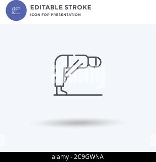 Ruku icon vector, filled flat sign, solid pictogram isolated on white, logo illustration. Ruku icon for presentation. Stock Vector