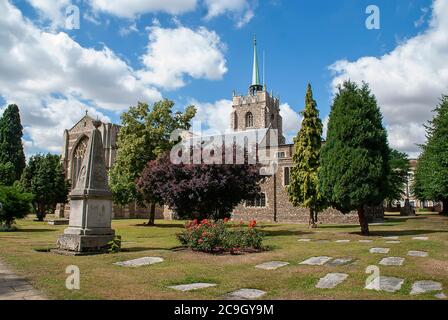 The magnificent cathedral in Chelmsford, UK Stock Photo