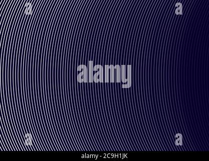 Abstract curve line on dark blue background. Stock Vector