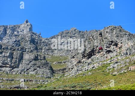 Table Mountain Cable Car, Cape Town, Western Cape, South Africa Stock Photo