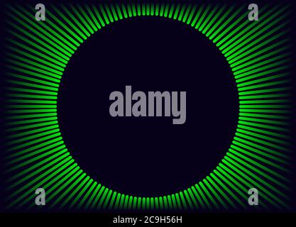 Abstract modern line heading to the center. Abstract modern line with space in the middle. Stock Vector