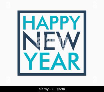 Merry Christmas and Happy New Year Card, Lettering and Flyer Vector Design Eps 10 Stock Vector
