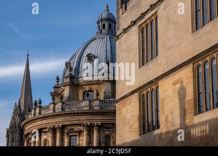 The buildings surrounding Radcliffe Square, Oxford, UK Stock Photo