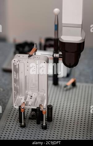Coordinate measuring machine. Stock Photo