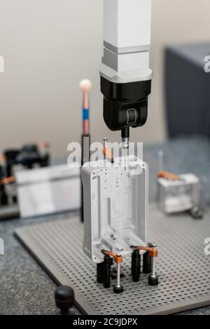 Coordinate measuring machine. Stock Photo