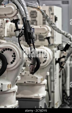 Welding robot. Stock Photo