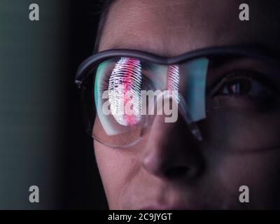 Bioinformatics, conceptual image. Stock Photo