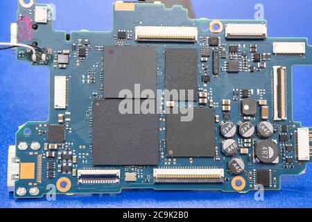 Digital camera motherboard. Stock Photo