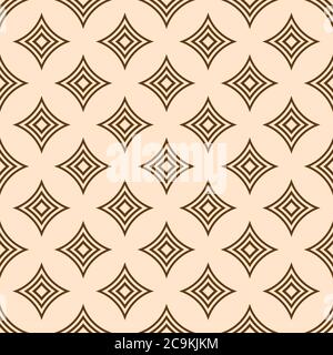 Seamless geometric pattern. Repeating geometric shapes, rhombus. Abstract seamless background. Color wallpaper for textile print. Stock Vector