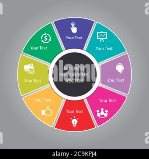 Collection and Set Infographic Elements Vector Design Eps 10 Stock Vector