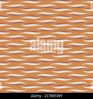 Seamless background stripe gender neutral baby pattern. Simple whimsical minimal earthy 2 tone color. Kids nursery wallpaper or boho thin striped Stock Vector