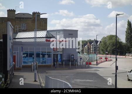 bishops stortford railway station,  quaint market town hertfordshire england uk great britain Stock Photo