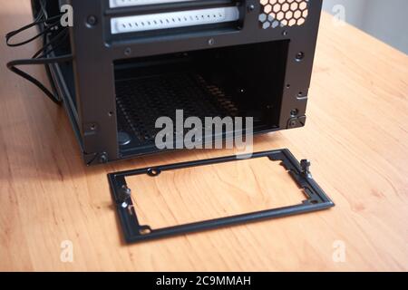 Building new gaming PC at home Stock Photo