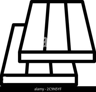 Metallurgy stand icon, outline style Stock Vector