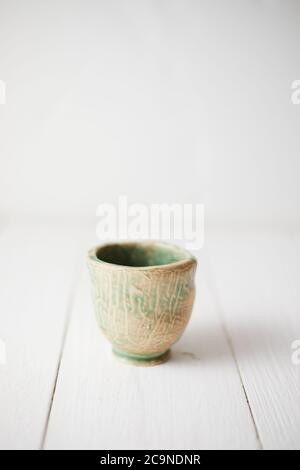 Cup of tea on white background. Stock Photo