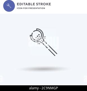 Ball Picker icon vector, filled flat sign, solid pictogram isolated on white, logo illustration. Ball Picker icon for presentation. Stock Vector