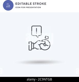 Quick Response icon vector, filled flat sign, solid pictogram isolated on white, logo illustration. Quick Response icon for presentation. Stock Vector