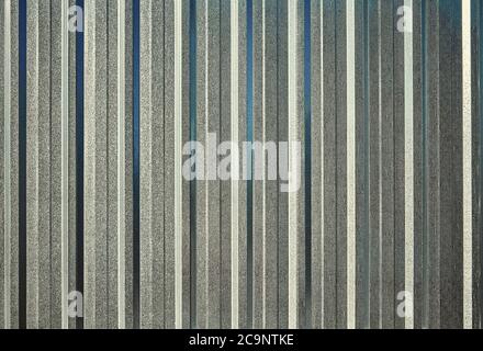 Corrugated steel background or textured surface, color toning applied. Stock Photo