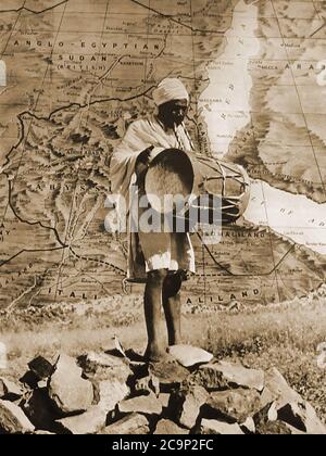 Second Italo-Ethiopian War. Ethiopian Soldiers In Captured Italian ...