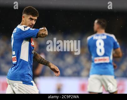 Naples, Campania, Italy. 1st August 2020; Stadio San Paolo, Naples, Campania, Italy; Serie A Football, Napoli versus Lazio; Giovanni Di Lorenzo of Napoli Credit: Action Plus Sports Images/Alamy Live News Stock Photo