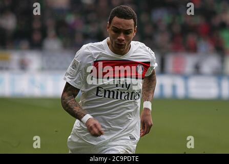 Gregory van der Wiel the Ligue 1 2012 - 2013,FC Lorient - Paris Saint  Germain on May 26 2013 in ,Lorient - Photo Laurent Lairys / DPPI Stock  Photo - Alamy